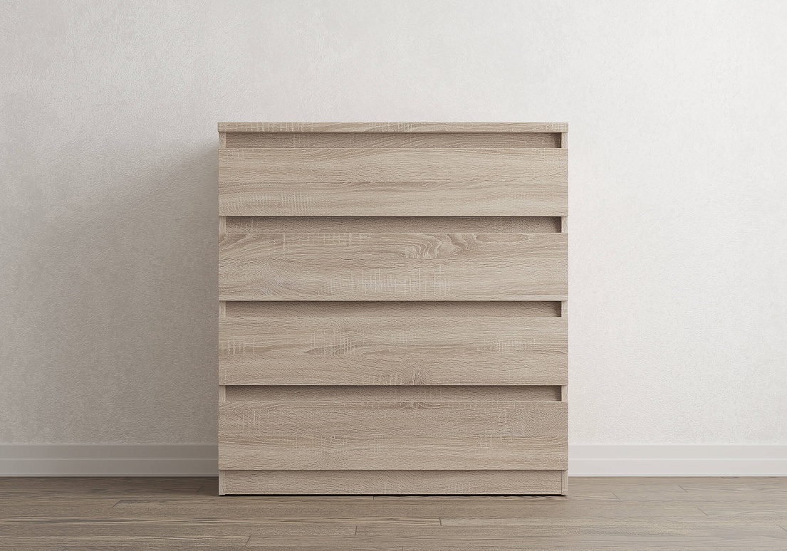 Комод Aksel 4 ящика (дуб сонома)